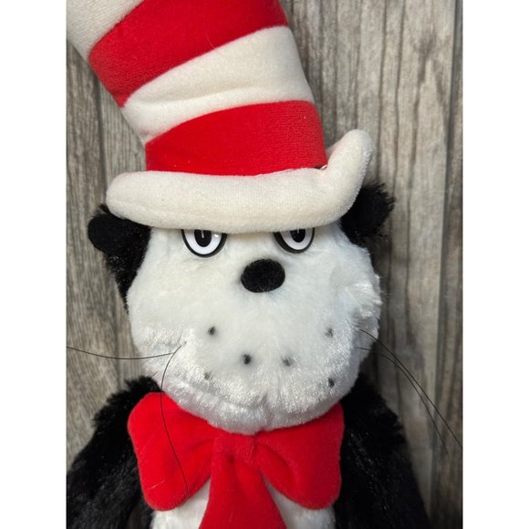 Universal Studios DR SUESS Cat in the Hat Soft Plush Stuffed Toy Animal 22" x 9" - Picture 2 of 10